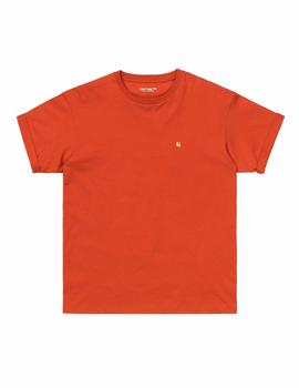 Camiseta Carhartt W' CHASE - Copperton / Gold