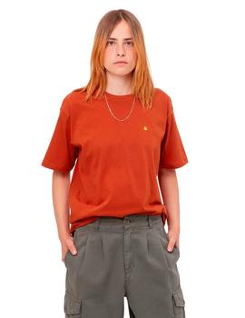 Camiseta Carhartt W' CHASE - Copperton / Gold