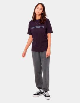 Camiseta CARHARTT W' SCRIPT - Dark Iris / Cold Viola