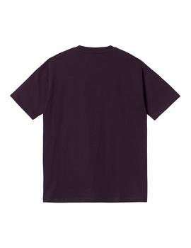 Camiseta CARHARTT W' SCRIPT - Dark Iris / Cold Viola