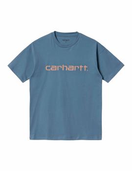 Camiseta CARHARTT W' SCRIPT - Icesheet / Sediment