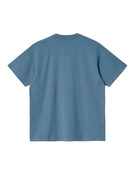 Camiseta CARHARTT SCRIPT EMBROIDERY - Icesheet / Black
