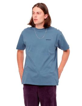 Camiseta CARHARTT SCRIPT EMBROIDERY - Icesheet / Black