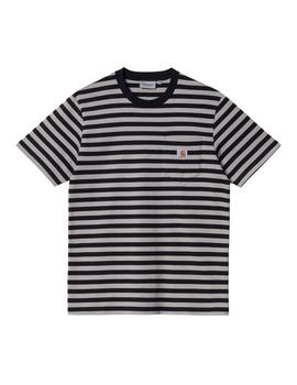 Camiseta CARHARTT SCOTTY POCKET - Black / Hammer