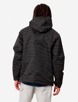 Canguro Carhartt NIMBUS PULLOVER - Deep Freeze Print, Black