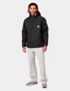 Canguro Carhartt NIMBUS PULLOVER - Deep Freeze Print, Black