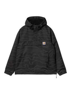 Canguro Carhartt NIMBUS PULLOVER - Deep Freeze Print, Black