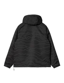 Canguro Carhartt NIMBUS PULLOVER - Deep Freeze Print, Black