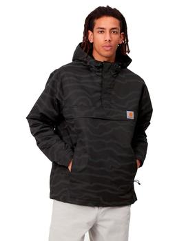 Canguro Carhartt NIMBUS PULLOVER - Deep Freeze Print, Black