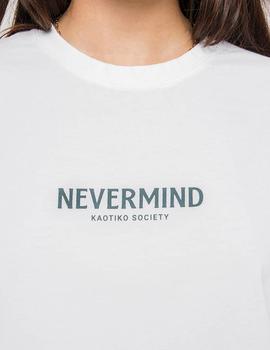 Camiseta KAOTIKO NEVERMIND - White