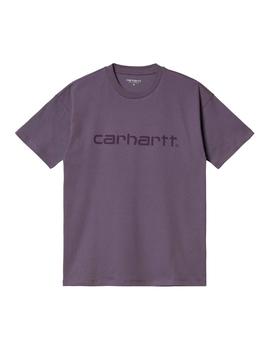 Camiseta CARHARTT W' SCRIPT - Provence / Dark Iris