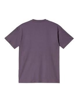 Camiseta CARHARTT W' SCRIPT - Provence / Dark Iris