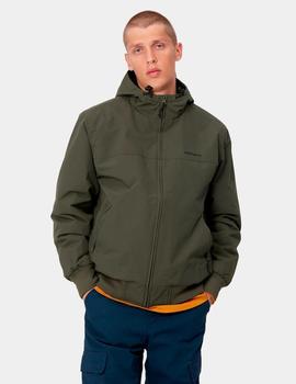 Cazadora CARHARTT HOODED SAIL - Cypress / Black