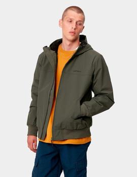 Cazadora CARHARTT HOODED SAIL - Cypress / Black