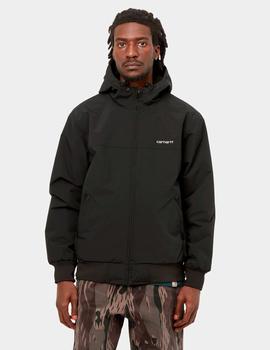 Cazadora CARHARTT WIP HOODED SAIL - Black / White