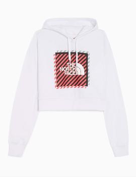 Sudadera TNF W COORDINATES CROP - WHITE