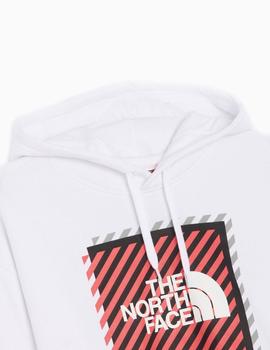 Sudadera TNF W COORDINATES CROP - WHITE