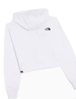 Sudadera TNF W COORDINATES CROP - WHITE