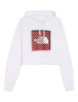 Sudadera TNF W COORDINATES CROP - WHITE