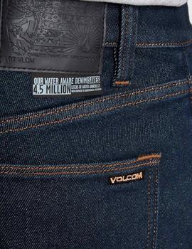 Pantalón VOLCOM VORTA DENIM - Grey Indigo Rinse