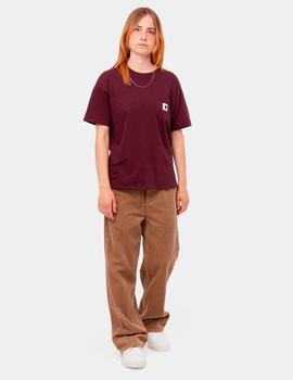 Camiseta CARHARTT W' POCKET - Wine