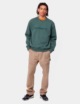 Sudadera Crew CARHARTT SWEAT - Eucalyptus / Frasie