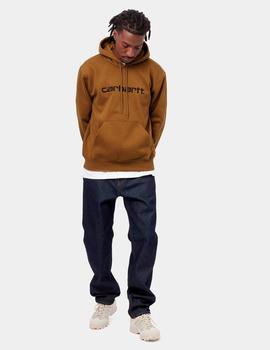 Sudadera Capucha CARHARTT SWEAT - Hamilton Brown / Black