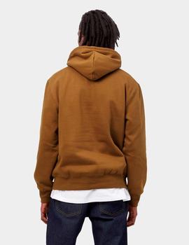 Sudadera Capucha CARHARTT SWEAT - Hamilton Brown / Black