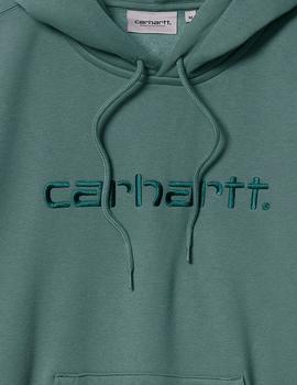 Sudadera Capucha CARHARTT SWEAT - Eucalyptus / Frasier