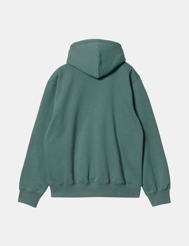 Sudadera Capucha CARHARTT SWEAT - Eucalyptus / Frasier