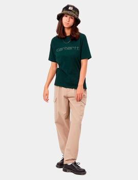 Camiseta CARHARTT W' SCRIPT - Frasier Eucalyptus