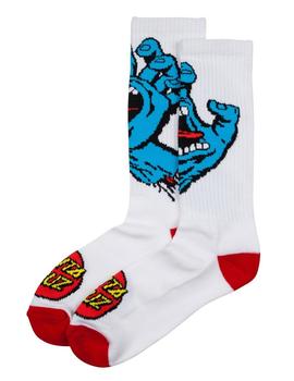 Calcetines Santa Cruz SCREAMING HAND SOCK - WHITE