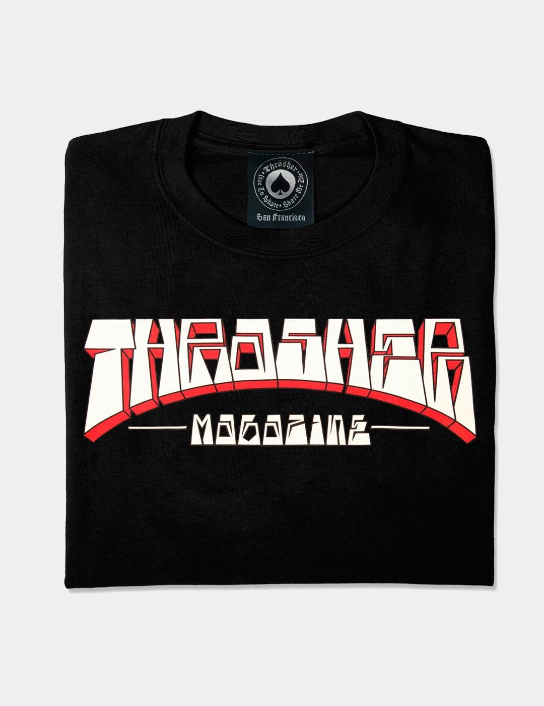 Camiseta THRASHER FIRME LOGO - Negro