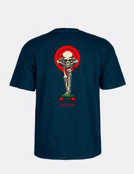 Camiseta POWELL PERALTA TUCKING SKELETON - Azul marino