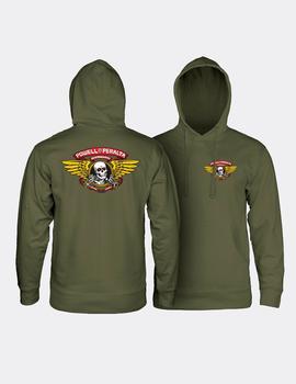Sudadera Powell Peralta Capucha WINGED RIPPER - Army