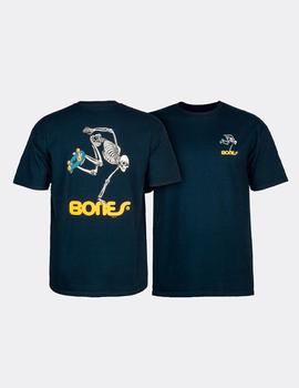 Camiseta Powell Peralta SKATEBOARD SKELETON - Azul Marino