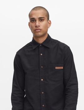 Camisa HYDROPONIC MUSEUM -Black Flannel