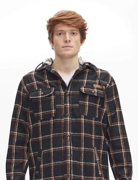 Camisa HYDROPONIC OFFSHORE -Black Check
