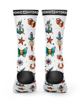 Calcetines HYDROPONIC SK FLAGSHIP -Tattoo White