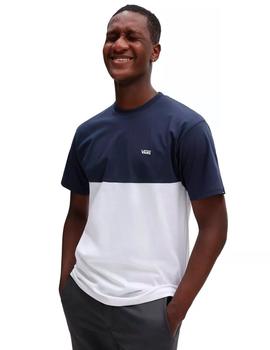 Camiseta VANS COLORBLOCK  - White/Dress Blues
