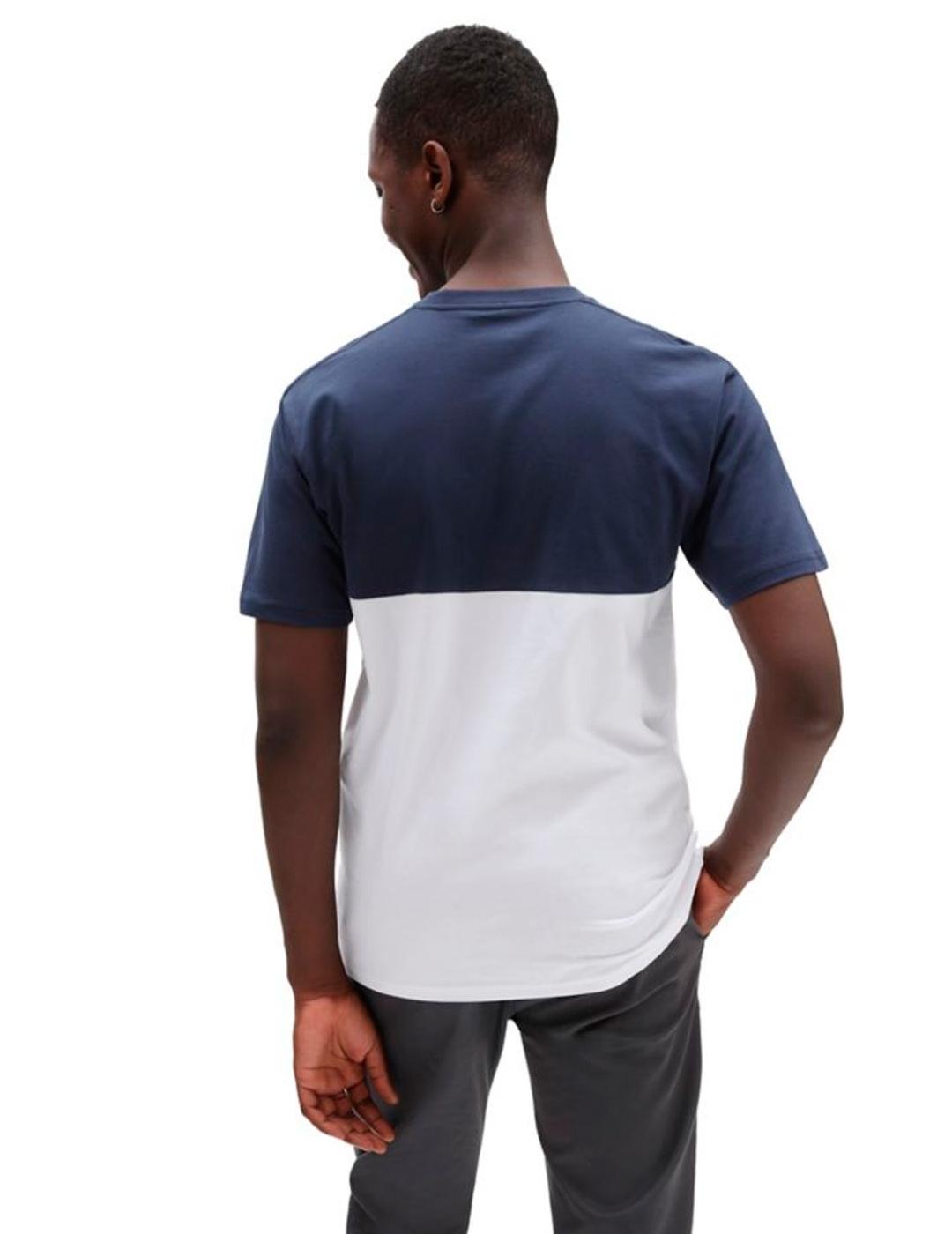 Camiseta VANS COLORBLOCK  - White/Dress Blues