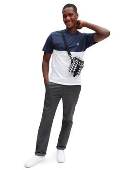 Camiseta VANS COLORBLOCK  - White/Dress Blues