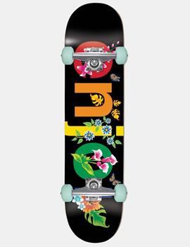 Skate Completo FLOWERS RESIN PREMIUM 8.0' - Black