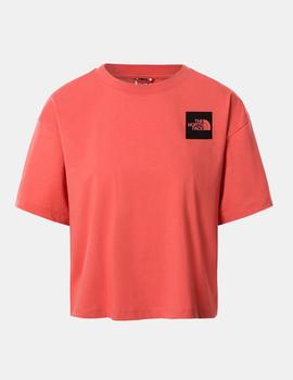 Camiseta TNF Mujer W CROPPED FINE - FADED ROSE