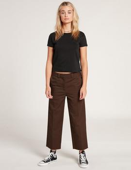 Pantalón Volcom WM WHAWHAT CHINO - Dark Brown