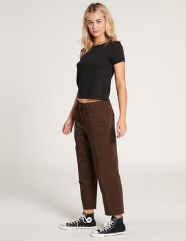 Pantalón Volcom WM WHAWHAT CHINO - Dark Brown
