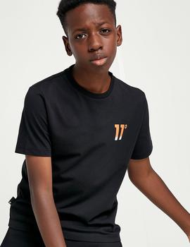 Camiseta 11º JR GRADIENT LOGO - Black