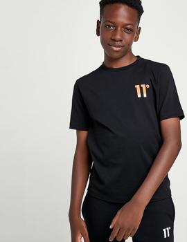 Camiseta 11º JR GRADIENT LOGO - Black