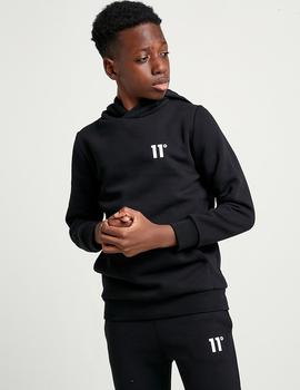 Sudadera Eleven Degrees Capucha JR CORE SMALL LOGO - Black