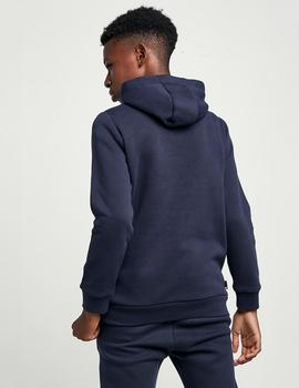 Sudadera 11º Degrees Capucha JR CORE SMALL LOGO - Navy